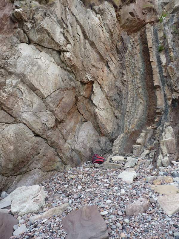 We have noticed the rocks here being eroded quite rapidly over the past several years.